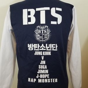 BTS Original Sweater Jacket Sz Med Rap Monster